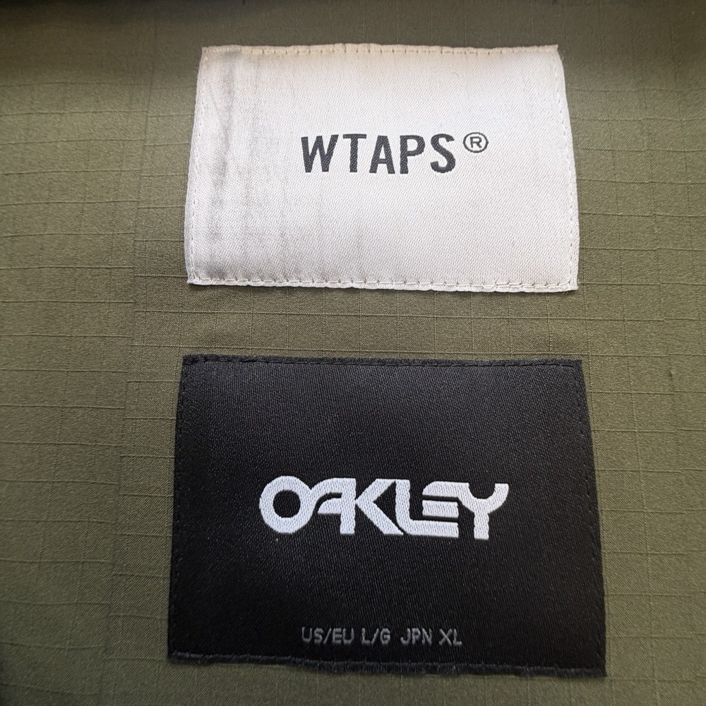 WTAPS x Oakley Keys Ripstop Jacket Men's‎ Large Olive Green Full Zip Tactical - Picture 12 of 16